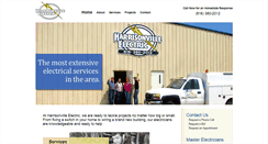 Desktop Screenshot of harrisonvilleelectric.com