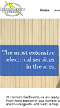 Mobile Screenshot of harrisonvilleelectric.com